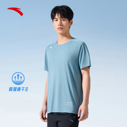 anta安踏速干t丨短袖t恤男子春夏季运动体恤宽松跑步训练服健身上衣男