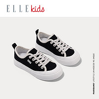 Ellekids 童鞋儿童帆布鞋2024春季新款男童布鞋小白鞋透气女童板鞋