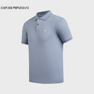 阿玛尼EMPORIO ARMANI24春季EA男装休闲翻领POLO衫