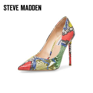 STEVE MADDEN/思美登2024性感尖头细跟高跟鞋女单鞋婚鞋 VALA 彩色二 39