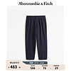 ABERCROMBIE & FITCH男装 24春夏美式风时尚松紧腰宽松运动休闲裤 358956-1 海军蓝 XL (180/98A)