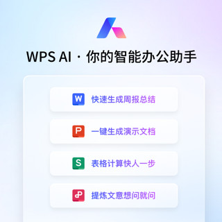 WPS超级会员4年套餐pdf转word排版PPT润色模板素材店铺