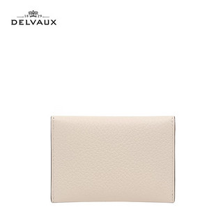 Delvaux 24钱包卡包卡夹零钱包手拿包 包包女包男女通用  芝麻灰