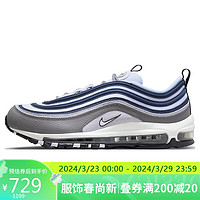 NIKE 耐克 休闲鞋男气垫AIR MAX 97 SE运动鞋DV7421-001蓝灰42.5