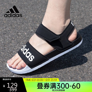 adidas 阿迪达斯 夏季运动鞋男女休闲舒适透气耐磨轻便凉鞋F35416