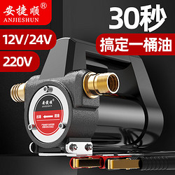 安捷顺 正反转电动抽油泵12V24V220V伏直流油泵柴油泵加油机抽油器