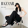 BAZAAR RED BAZAARRED空气棉云朵开叉裤女春秋新款