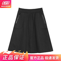 SKECHERS 斯凯奇 中裙春夏女士新款柔软棉质休闲舒适百搭半身裙子L121W013