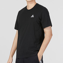 adidas 阿迪达斯 短袖男装新款运动服圆领上衣透气半袖T恤IC9282