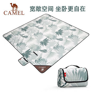 CAMEL 骆驼 户外野餐垫防潮垫子春游草地野炊露营地垫沙滩垫装备用品 173BALP121灰色，195*195cm