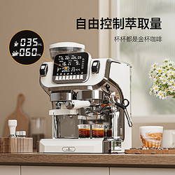 Stelang 雪特朗 ST-520咖啡机小型家用意式全半自动研磨一体机商用