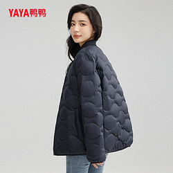 YAYA 鸭鸭羽绒服 女2023年冬季新品轻薄短款小个子百搭休闲薄款外套J