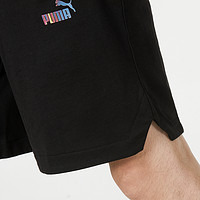 88VIP：PUMA 彪马 五分裤男裤新款黑色透气运动短裤671963-01