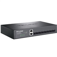 TP-LINK 普联 TL-ST5008F 8口全万兆SFP+光口三层网管交换机 tplink企业网络监控交换机端口汇聚VLAN划分QOS