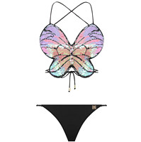 BALNEAIRE 范德安 BE范德安时尚系列2024女士比基尼罩衫开衩 蝴蝶性感度假沙滩