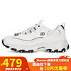 斯凯奇（Skechers）男鞋2024春秋熊猫鞋轻便休闲鞋厚底增高老爹鞋网面透气运动鞋 894193-LTGY 41