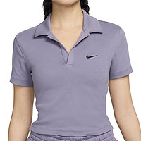 NIKE 耐克 夏季女子运动训练休闲短袖T恤POLO衫DV7885-509