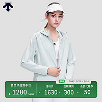 DESCENTE 迪桑特 训练/休闲 女子梭织运动外套春款夹克 D2132TWT32 薄荷绿-MT M 165/84A