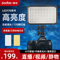 Godox 神牛 LED170摄影灯常亮灯单反外拍摄像补光灯采访婚庆DV新闻摄像灯