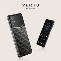 VERTU 纬图 官方 iVERTU 经典老花系列 5G轻奢旗舰手机威图手机奢华礼盒 黑黄老花 双卡双待