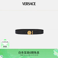 VERSACE 范思哲 22秋冬奢侈品男士美杜莎徽章可调节腰带105 新年礼物