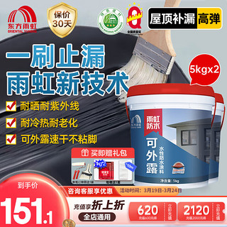 雨虹防水屋顶防水补漏材料  经典-黑色 10kg