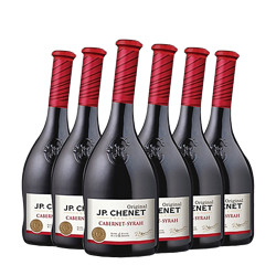 J.P.CHENET 香奈 赤霞珠西拉干红葡萄酒 法国原装进口红酒 13度 整箱