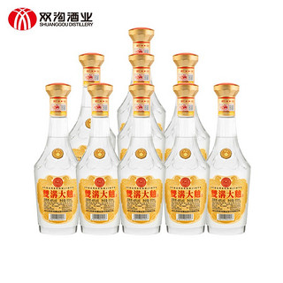 春焕新：双沟 大曲 金奖 光瓶 46%vol 浓香型白酒 500ml*9瓶 整箱装