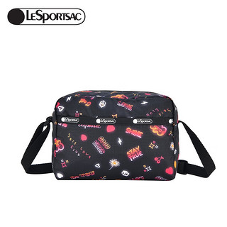 LeSportsac 乐播诗新款斜挎包时尚休闲印花洋气单肩包礼物送女生 霓虹印花