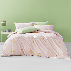 luolai罗莱家纺纯棉三四件套全棉学生青年床单床上用品套件mojitomenu