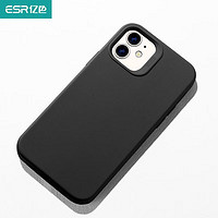 ESR 亿色 苹果12手机壳iPhone12Pro/promax/mini 黑色液态硅胶壳-5个装