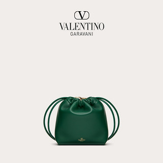 VALENTINO 华伦天奴 VLOGO系列 女士羊皮手提包 4W0P0AC3ZFJY9S 绿色 迷你