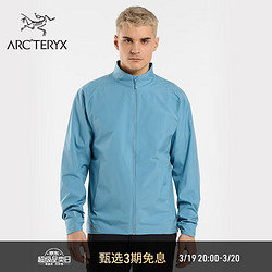 ARC'TERYX 始祖鸟 ARC’TERYX始祖鸟 SOLANO JACKET  防风 男子 软壳夹克 Solace/竹月蓝 M