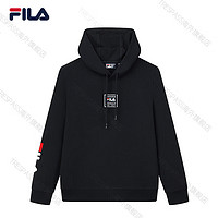 斐乐（FILA）男子连帽卫衣时尚百搭长袖运动休闲套头帽衫 传奇蓝-NV 185_104A_XXL