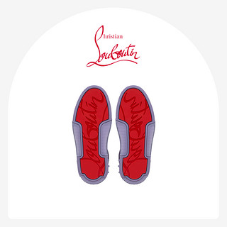 Christian Louboutin 男女款低帮休闲鞋 12405803067 紫色 37.5