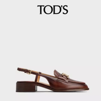 TOD'S 托德斯 KATE 经典系列 女士乐福鞋 XXW28K0HW90GOC 棕色 36.5