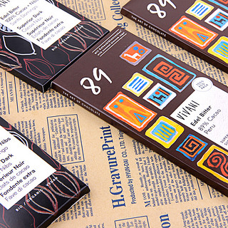 薇莉（ViVANI）欧洲零食纯可可脂薇莉Vivani德国黑巧克力排块多口味盒装 薇莉89%黑巧克力 盒装 80g