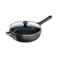 Tefal 特福 TRATTORIA系列 28CM炒锅 G60537不粘炒锅 带盖