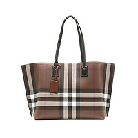 BURBERRY 博柏利 新品女士中号格纹托特包手提单肩包