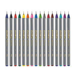edding 德国edding55彩色勾线笔美术专用针管笔渐变色手账笔漫画线描笔速写
