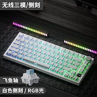 AJAZZ 黑爵 AK820机械键盘 客制化键盘gasket结构全键热插 飞鱼轴RGB 下灯位