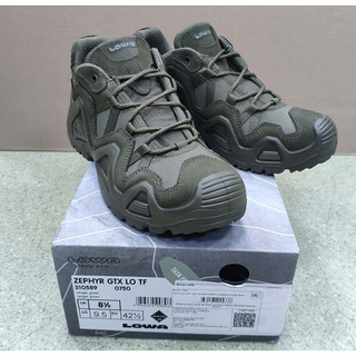 LOWALowaZephyrGTXLoTF军版战术防水登山鞋徒步鞋欧洲产男款军版 军绿色 1代GTX Ranger Green 37.5