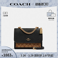 COACH 蔻驰 女士Klare老花链条包单肩风琴包 91019