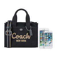 COACH 蔻驰 女经典logo刺绣托特包女士2024春季新款XY