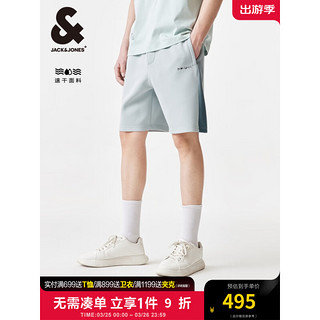 杰克·琼斯（JACK&JONES）春夏男士弹力速干渐变拼接休闲运动短裤男裤22429F017 C47清灰色 C47清灰色 170/76A/SR