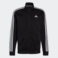 adidas 阿迪达斯 Essentials 3-Stripes 男士条纹运动夹克