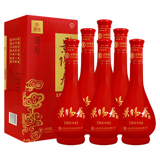 景芝 鸿运当头  精品白酒  42度 500mL 6瓶  整箱