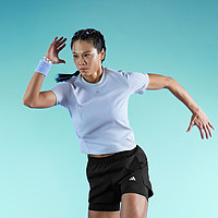 adidas 阿迪达斯 HIIT高间歇训练运动健身上衣圆领短袖T恤女装adidas阿迪达斯官方