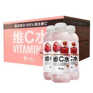 元气森林外星人维C水500ml*15瓶厘子西西里柠檬越莓饮料