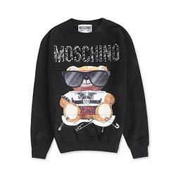 MOSCHINO 莫斯奇诺 混搭风泰迪熊圆领卫衣 E V1713 5527小熊长袖